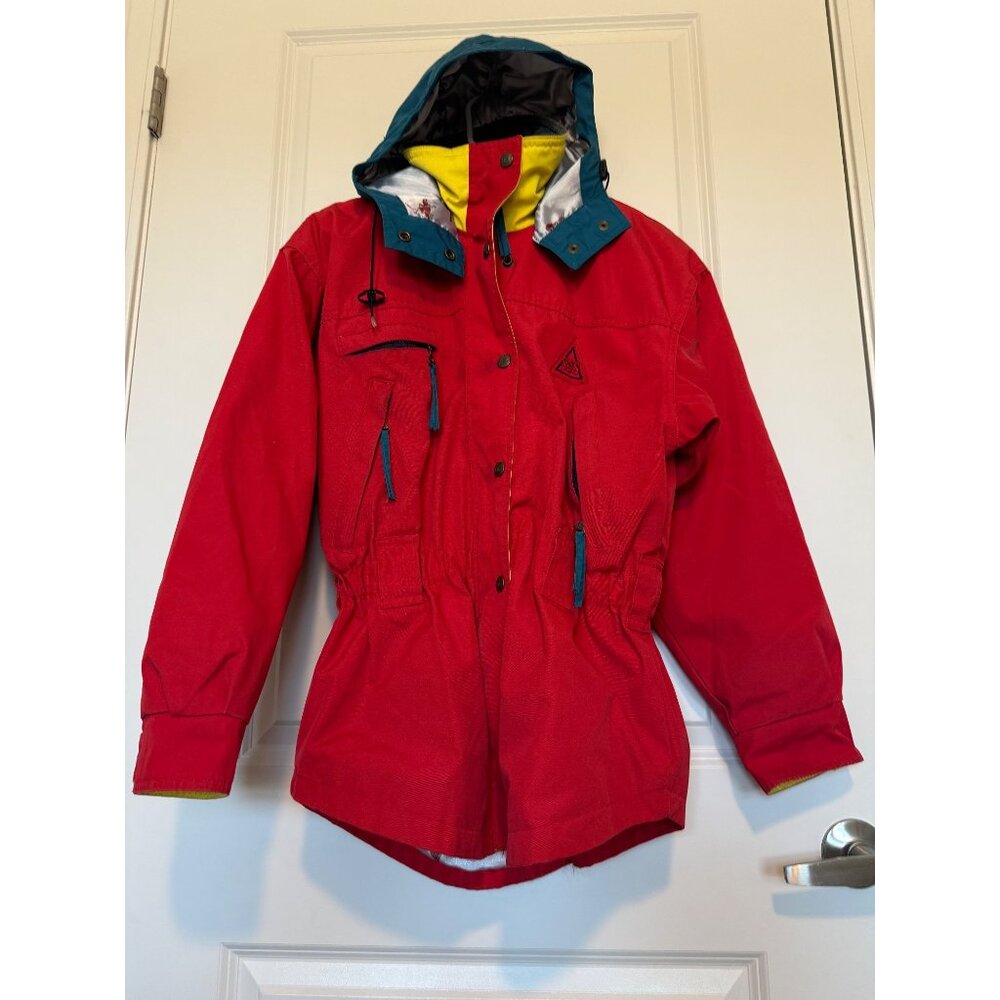 Sportswear Of Sweden SOS Red Ski Jacket Ladies 6 Thinsulate 3M Multicolor